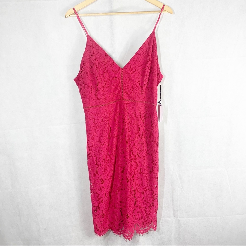 ASTR Lattice Lace Sleeveless dress